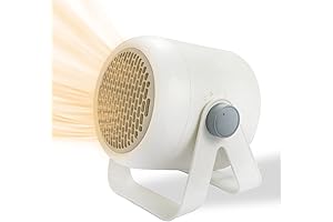 Portable Space Heater,1000 Watt Space Heater for Home Use,Fast Heating Ceramic Heater...