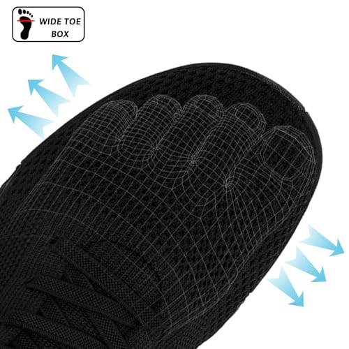 Barefoot Shoes Women Zero Drop Minimalist Tennis Sneakers Slip On Lightweight Comfortable for Gym Running Trail Workout Walking Shoes3