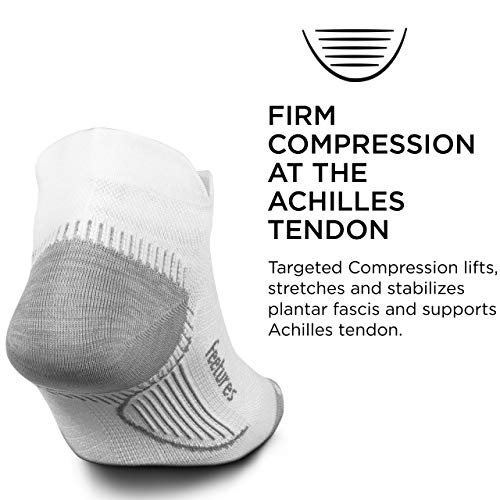 Feetures Plantar Fasciitis Relief Ultra Light Cushion Ankle Sock - Tab Socks with Heel Tab - (1 Pair)2