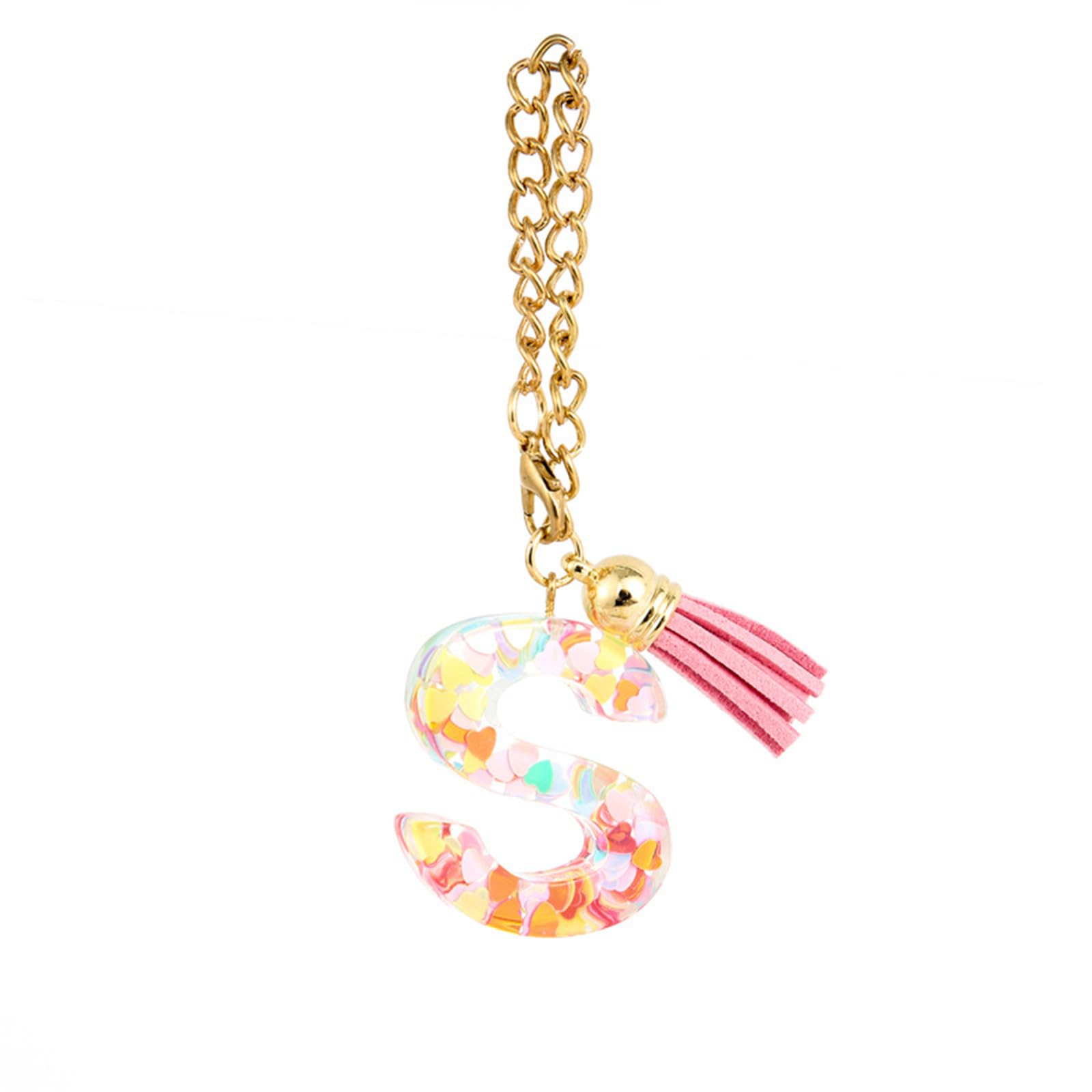 Unique Letter Charm Cup Accessories Initial Chain Cup Decoration Personalized Keychain Pendant Jewelry Water Bottle Charms
