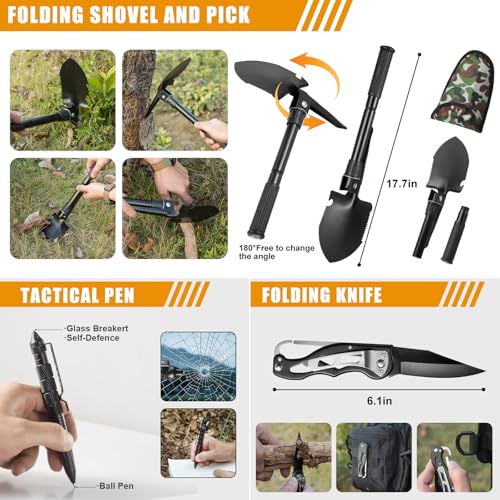 360Pcs Survival Kit, Emergency Survival Gear Supplies Bug Out Bag Set - Image 4