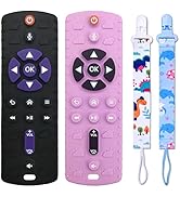 FATEORT New Upgrade Key Presses 2-Pack Silicone Baby Teething Toys for Babies 3 Months+ ,Pressabl...