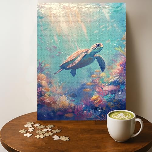 Coral Reef casse-tête bois animaux 500 morceaux adulte