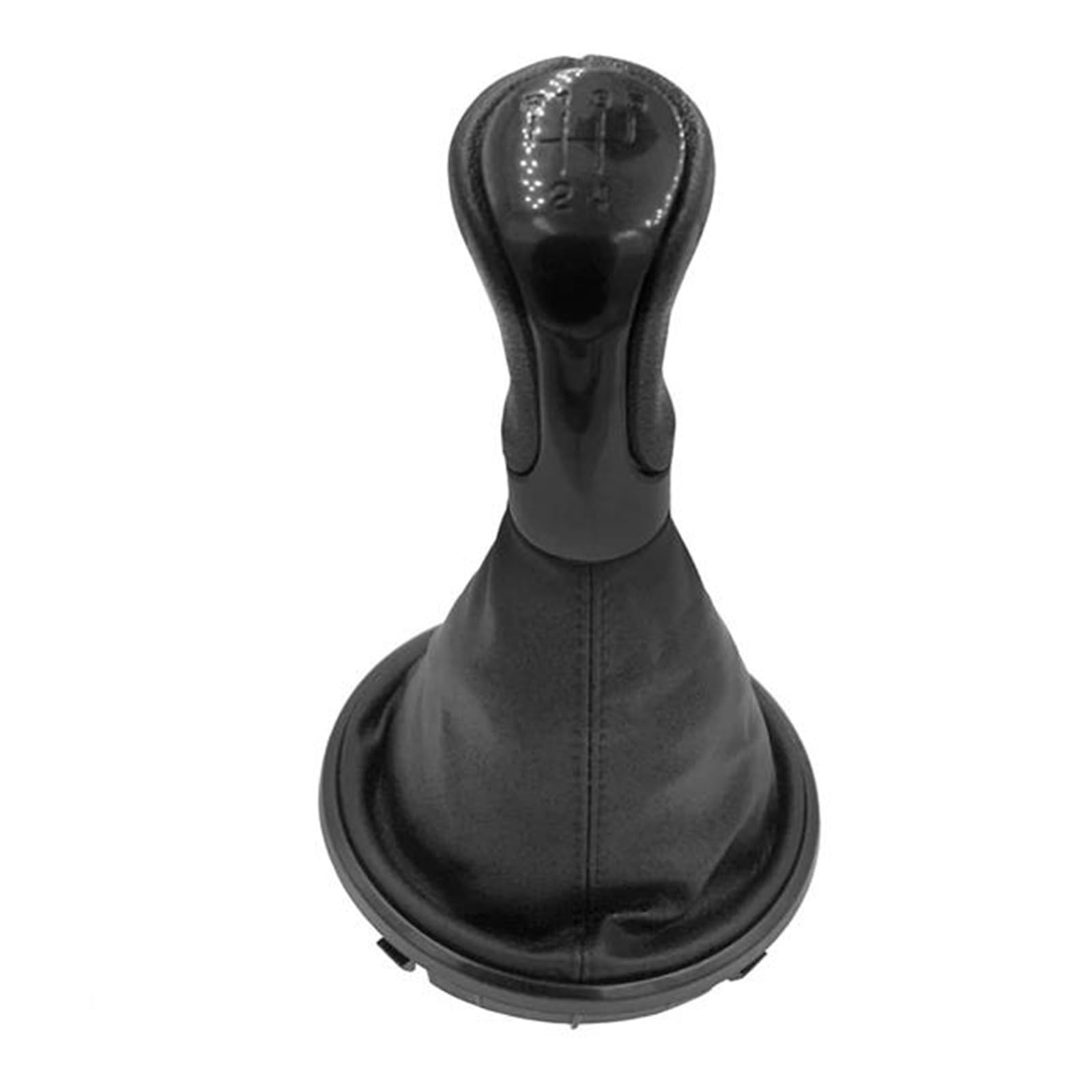 XZCVTYW Car Lever Gear Shift Knob Car Gear Shift Shifter Knob for Skoda for Fabia 2 MK2 Combi Scout Roomster 2007 2008 2009 2010(Black)