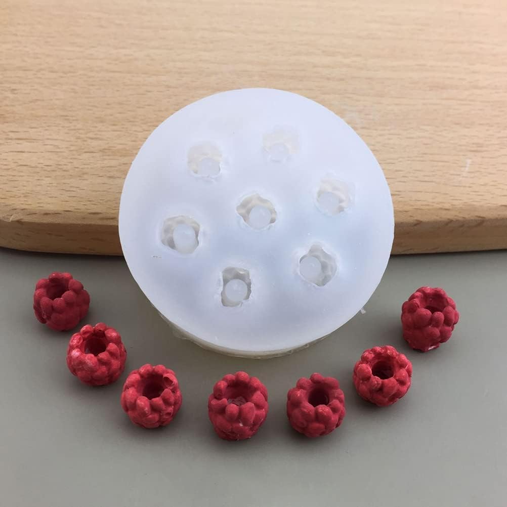 White Molds for Cupcakes Topper Decorating Blueberry Raspberry Icecube Silicone Mold,Fondant Cake Decorating Molds,Baking Tools,Chocolate Candy Making Mold,Pastry and Baking Molds,Making Supplies
