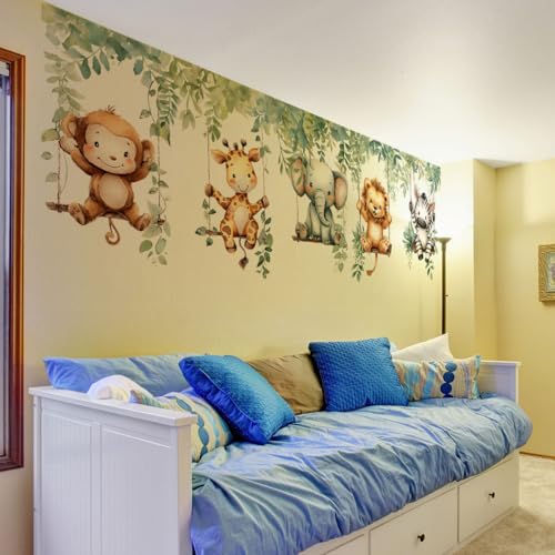 Vinilos Decorativos Animales Selva para Pared Infantil miniatura 6