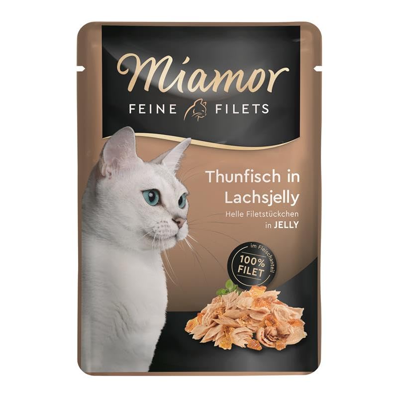 Miamor Filety z tuńczyka w galaretce z łososia 100g