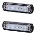 Produktbild BUL BARS 2 x 4 SMD LED Weiß Begrenzungsleuchte Seitenleuchte 12V 24V mit E-Prüfzeichen Positionsleuchte Auto LKW PKW KFZ Lampe Leuchte Licht Front Universal