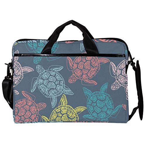 Maletín bandolera para portátil de 15,4 pulgadas y funda protectora de tortuga