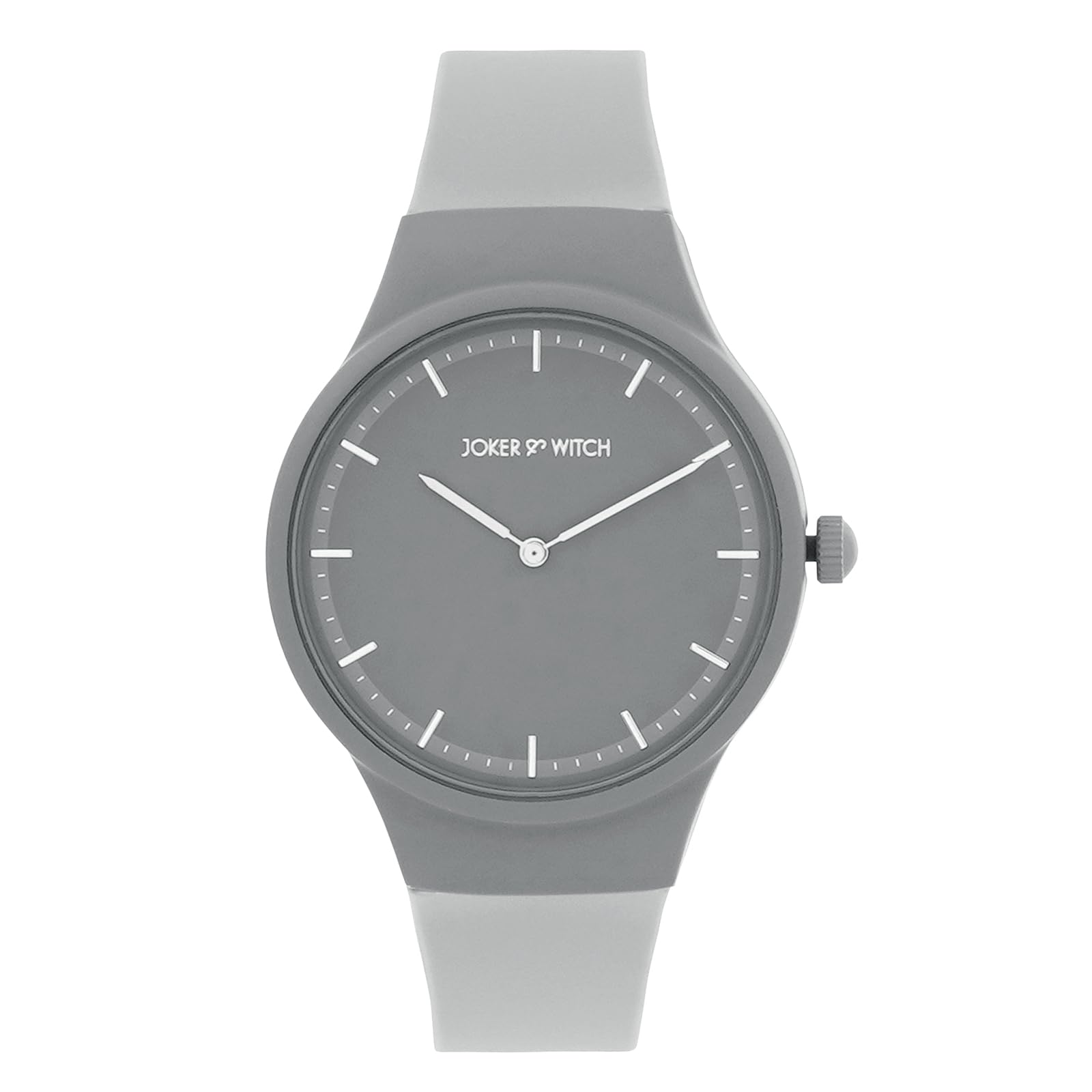 Joker & Witch Riviera Grey Silicone Strap Watch Analogue Watch Unisex (B0CZXS9XVT) Amazon Price History, Amazon Price Tracker