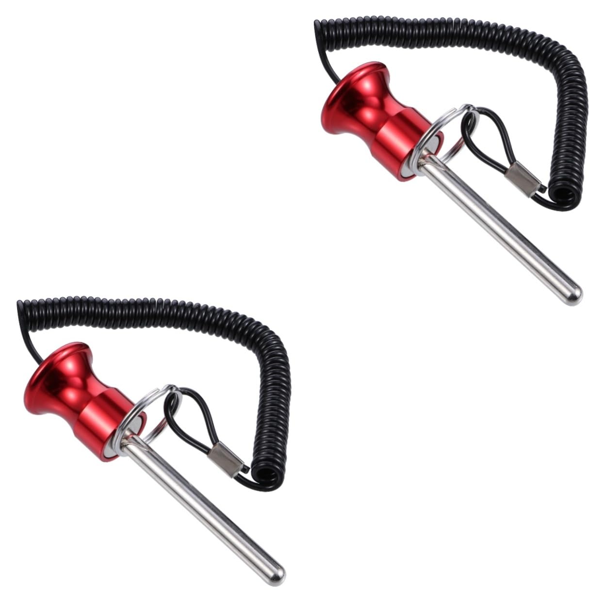 BESPORTBLE 3er-Set Gewichtsstapelstifte Mit Magnet - Gelbe Kreishaken Aus Karbonstahl Für Fitnessgeräte