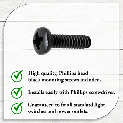 Bear Toggle Light Switch & Single Gang (Rocker-Gfci) Wall Plate (Single Toggle With Gfci (Rocker), Black) - Made In Usa #TOP2