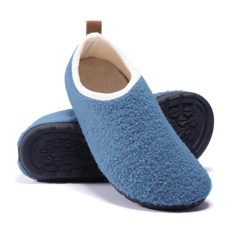 House Slippers for Women Men Travel Slippers Socks Non Slip Barefoot Indoor Bedroom Shoes