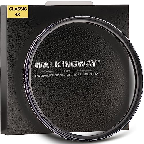 Walking Way 4 Points Star Filter - 58 MM Variable Twinkle Effect STAR Filter - Slim Sparkling Effect Lens