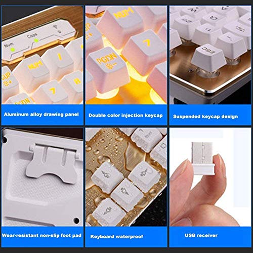 Deiog Rechargeable RGB Gaming Keyboard - Image 8