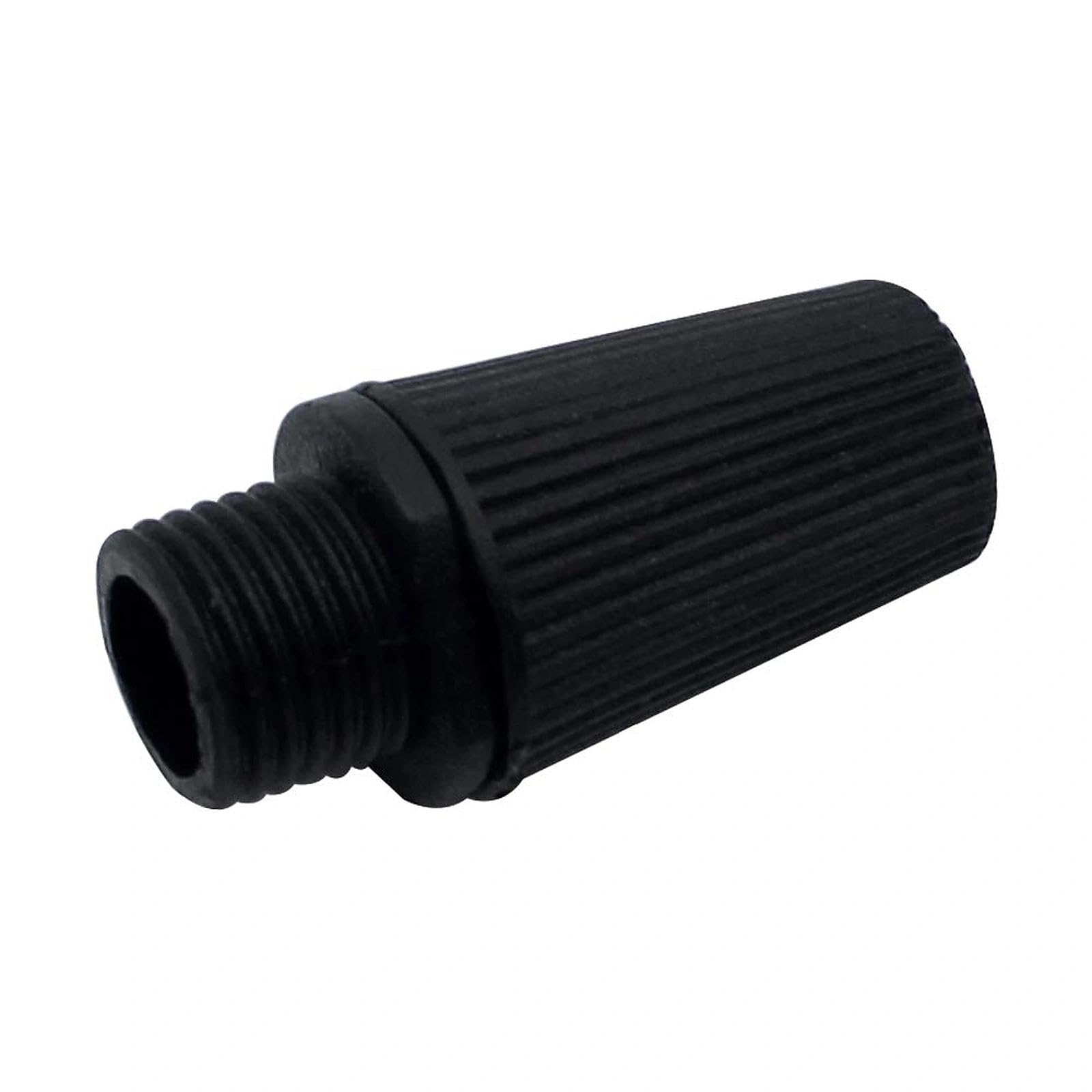 20pcs M10 connettori fermacavo a sospensione in plastica nera fermacavo in plastica fermacavo con filettatura Morsetti regolabili Clip per cavi Illuminazione a soffitto