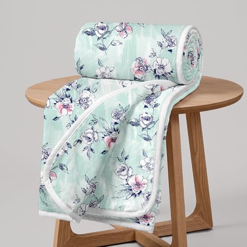 Image of Divine Casa Cotton Dohar for Double Bed 220 x 205 cm, 120 GSM Soft Lightweight Blanket, Breathable Summer AC Quilt for Mild Winter Use