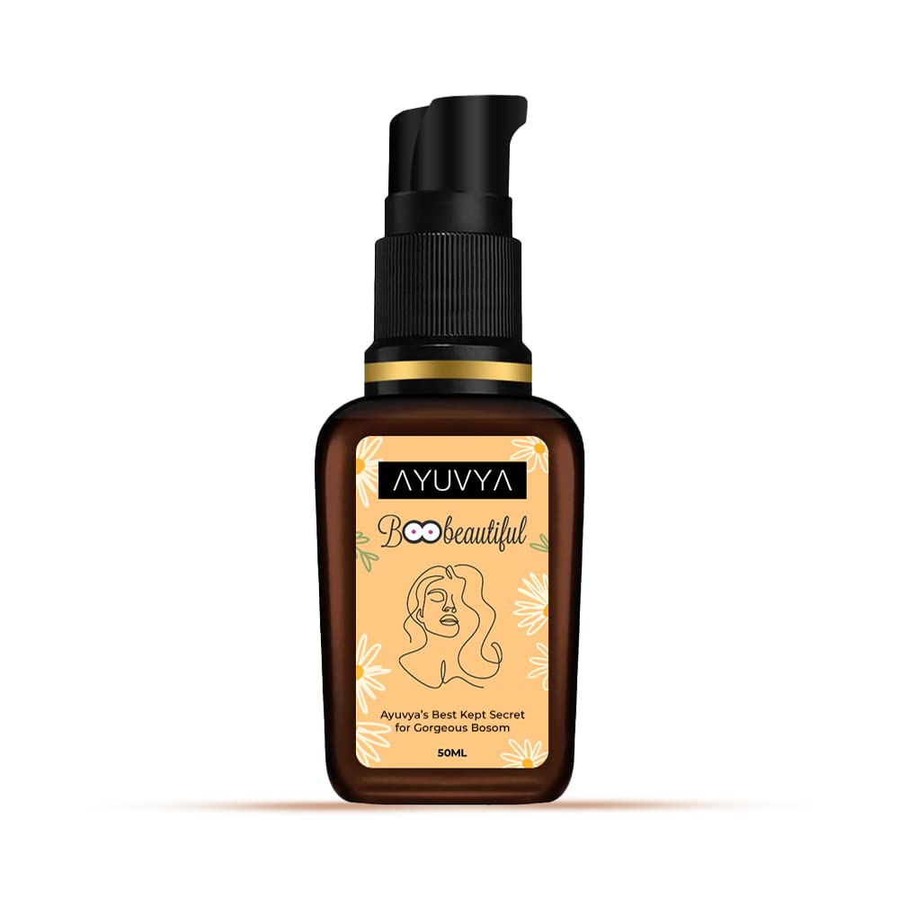 Ayuvya BBF Boo Beautiful Oil for Women | Ayurvedic Women Massage & Firming Oil | 100% Natural, Herbal, Paraben-Free Formula | 50ml