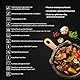 Lauben Slow Cooker 3500SB Schongarer mit Thermeffect®-Technologie, SlowHeat®-Technologie, Kochbuch, Innenbehälter aus Keramik, Zwei Temperaturstufen, Manuelle Zeiteinstellung, 3.5l