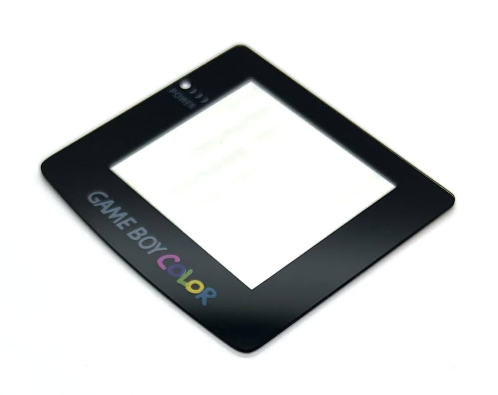 任天堂ゲームボーイカラーのクリアーパプルガラス製スクリーンレンズ 偏光板交換 任天堂ゲームボーイカラーのクリアーパプルガラス製スクリーン
