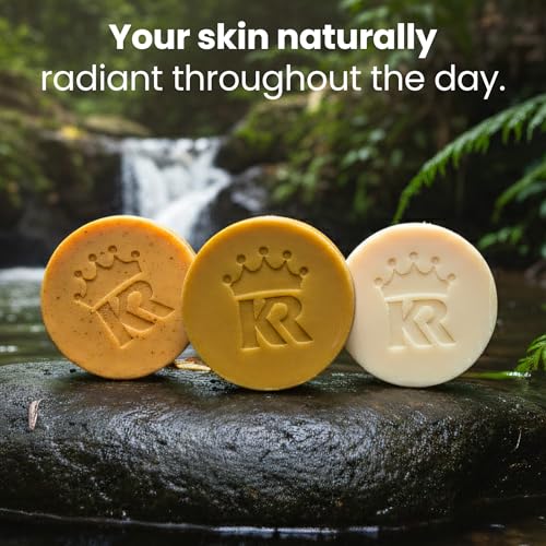 Image of Organic Cold Process Soap Bars for Men, Moisturizing Body Wash 3-Pack | Handcrafted Lasts 3X Longer, USDA Organic, Sulfate & Paraben Free, 3 x 4 oz Citrus Fresh Jungle Tea Tropic Tide