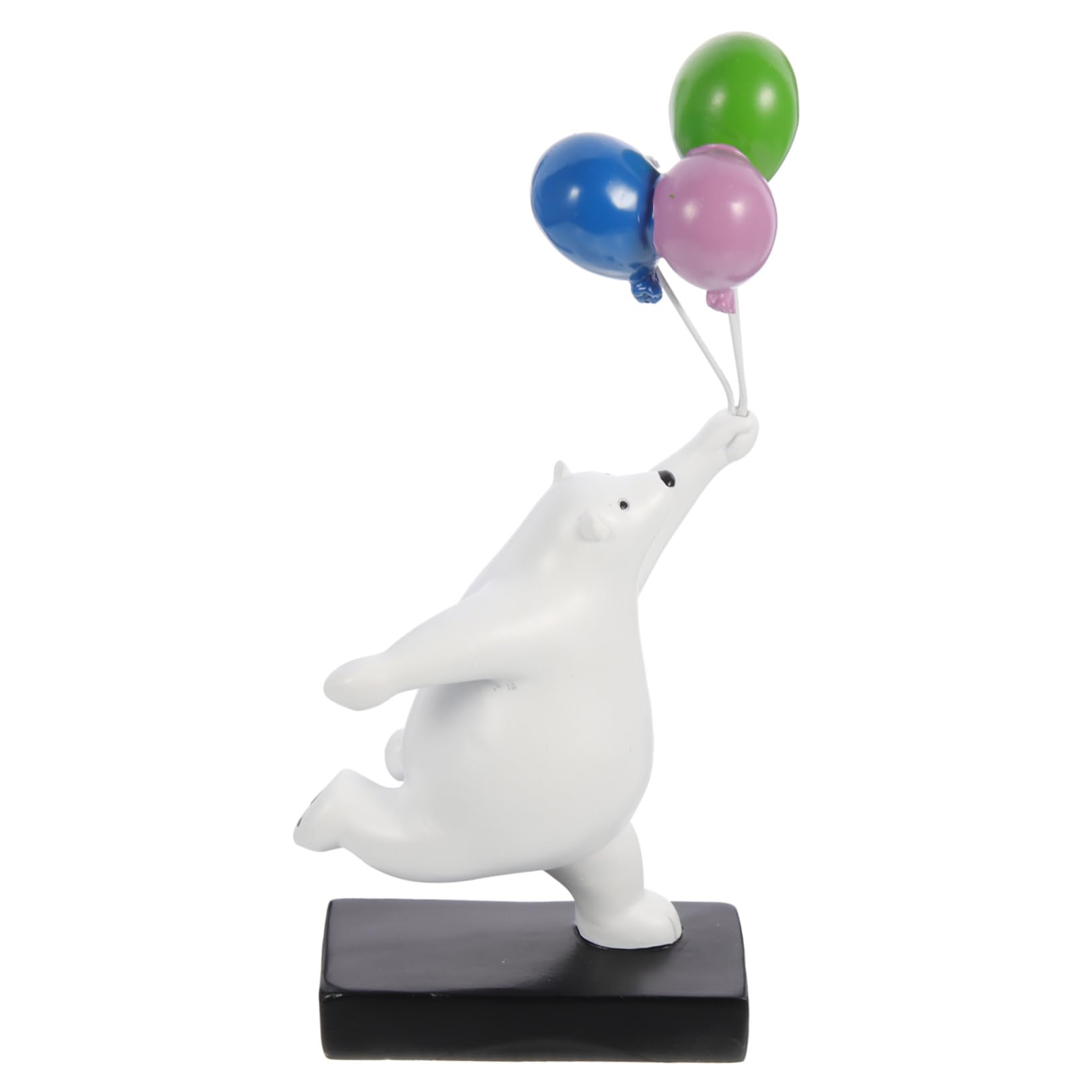SHINEOFI Aspetto Cartone Animato Palloncino in Resina Orso Decorazione da Tavolo Vivace e Raffinato Complemento D'arredo Fotografico per Casa e Ufficio