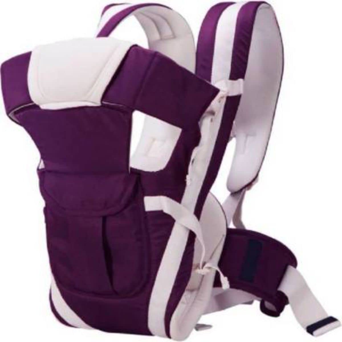 Duggu Kids 4-in-1 Adjustable Baby Carrier Cum Kangaroo Bag/Baby Carry Sling/Back/Front Carrier for Baby with Safety Belt and Buckle Straps ((Purple))-image-26