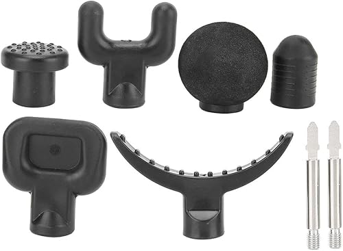 Garosa Juego de cabezales de masaje de pistola fascia, rompecabezas de relajación corporal, brocas adaptadoras de masaje de percusión, herramienta