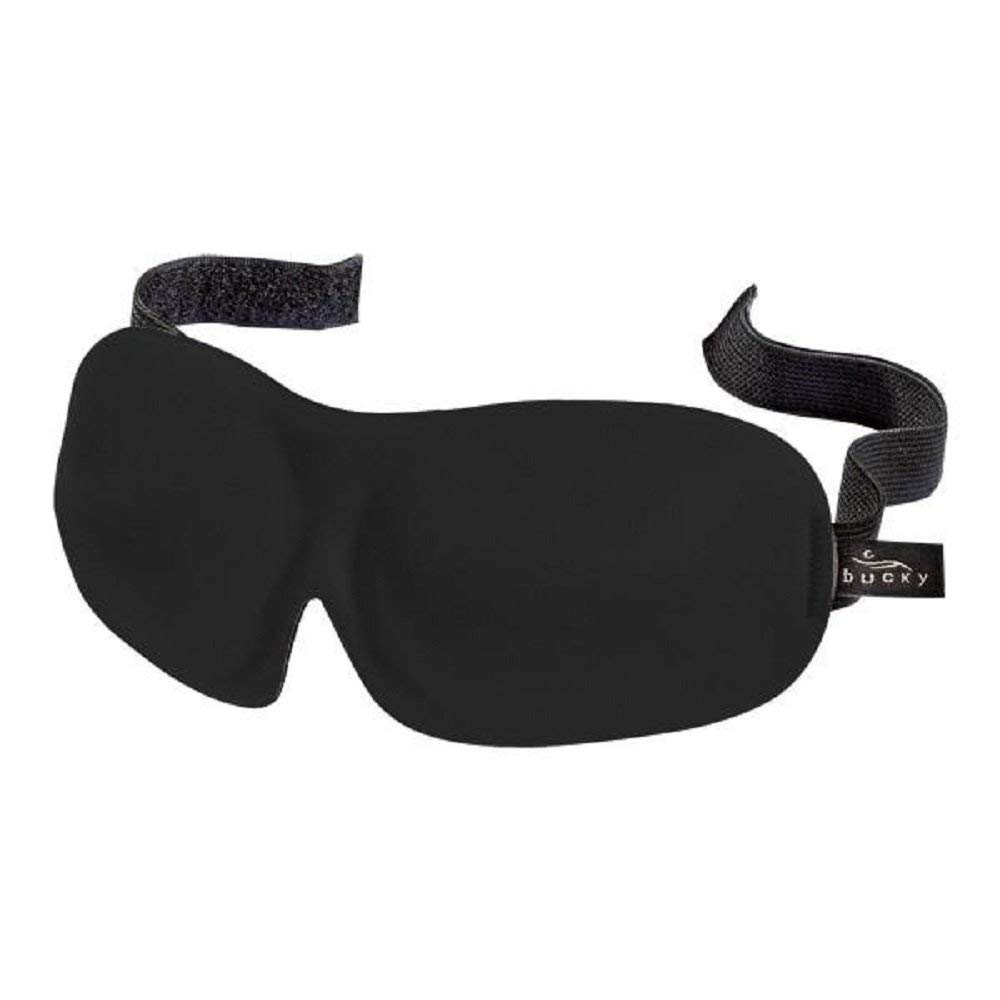 Photo 1 of Bucky 40 Blinks No Pressure Solid Eye Mask for Sleep & Travel, Black, One Size
