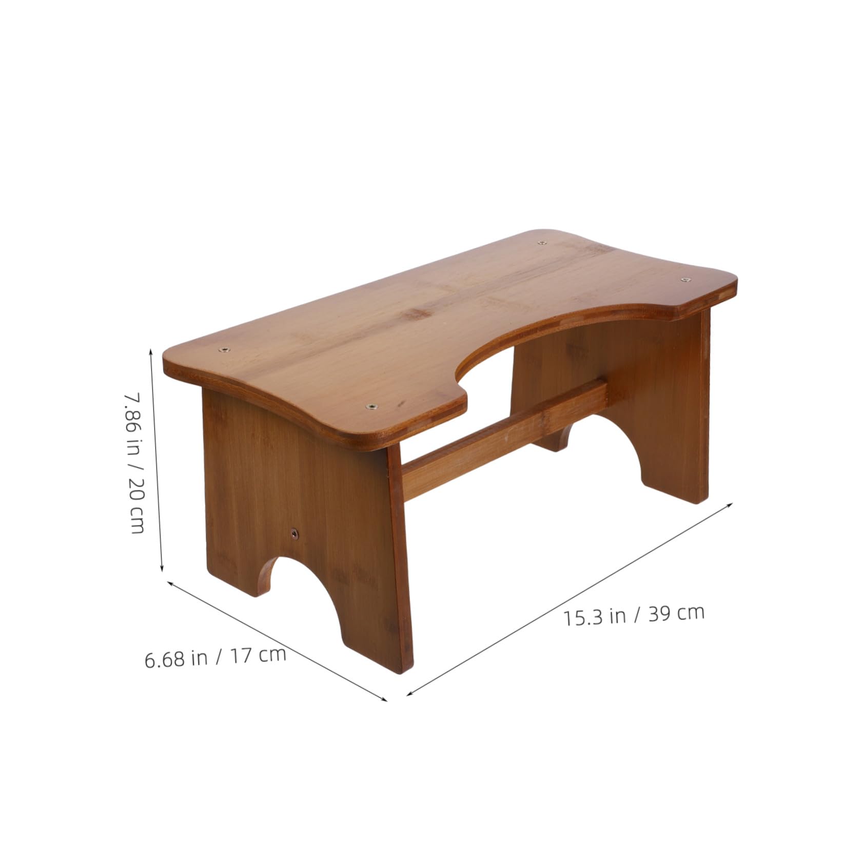 Taburete de Baño de Madera para Inodoro Infantil, Antideslizante