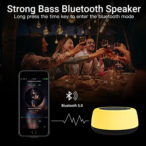 Bluetooth Speaker Night Lights,Teenage Girls Boys Womensound Machines， 25 Soothing Sounds And Sleep White Noise Machine,Portable White Noise Machine Sleeping #TOP4