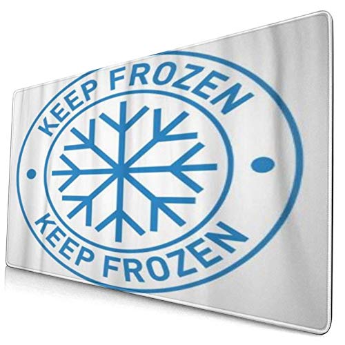 Gaming Mauspad 750x400x3mm Lebensmittel Gefrorene Lagerung im Kühlschrank und Gefrierschrank aufbewahren Office Mauspad rutschfeste Mousepad