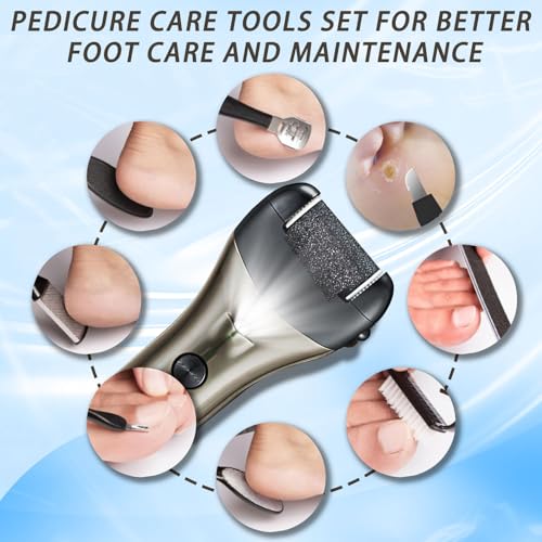 Rechargeable Waterproof Electric Foot Callus Remover Kit - Image 4
