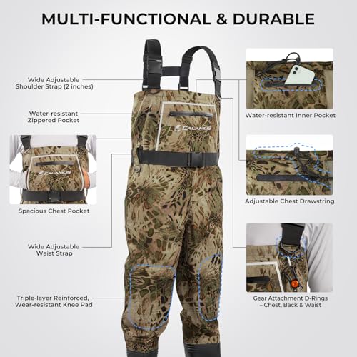 Image of Calamus WaveWalker Fishing Waders for Men & Women