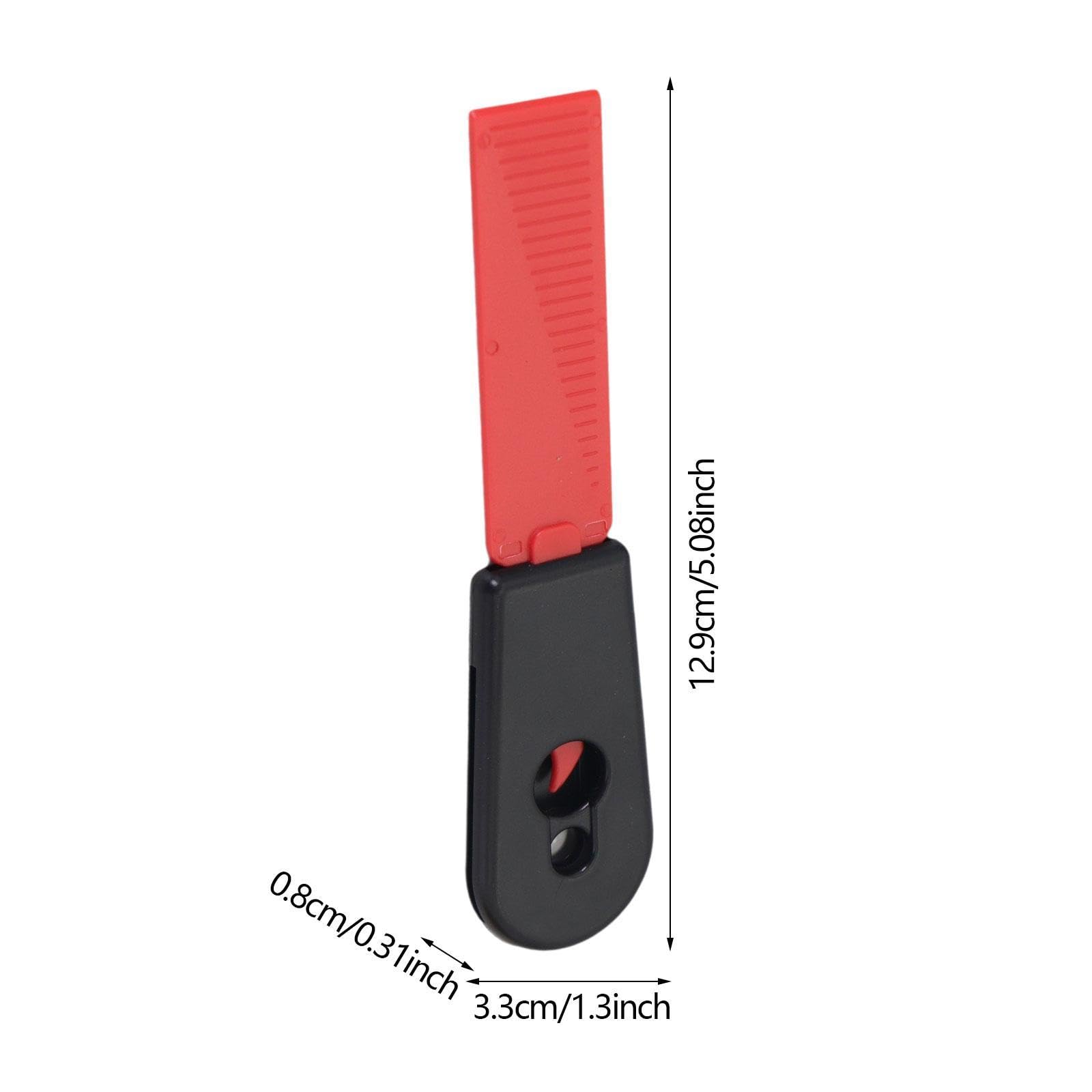 Generic Self Sharpening, Cleaning Clean Glass Remover Non Stick, Removing Reusable Hook Cleaning Tool for Window Sticky, Red