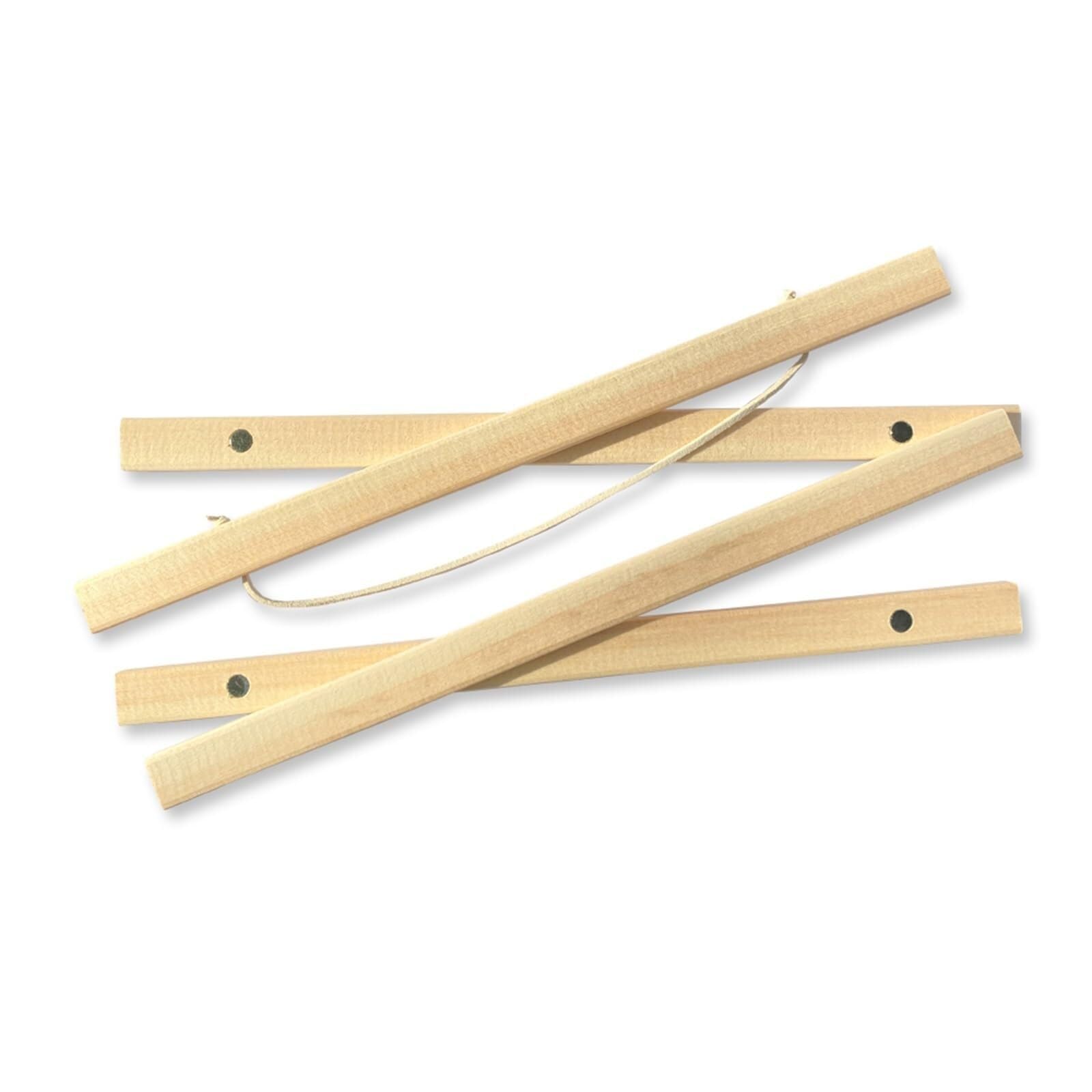 Photo Frames 21cm-60cm Teak Pine Wood Painting Frame Photo Canvas Poster Art Hanger(Pine Wood,21cm)