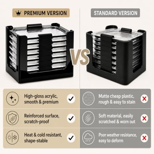Image of Lid Organizer for Rubbermaid Brilliance, Fits 0.5, 1.3, 3.2 & 4.7 Cup