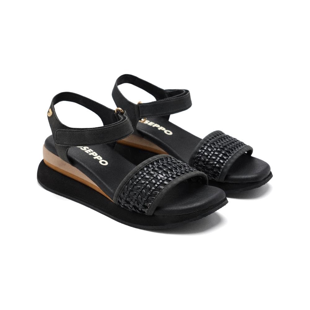 GIOSEPPO Women's Ojibwa Sport Sandal, Black, 3.5 UK