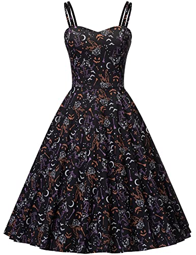 Image of GownTown Women's 1950s Cloak Two-Piece Cocktail Dress