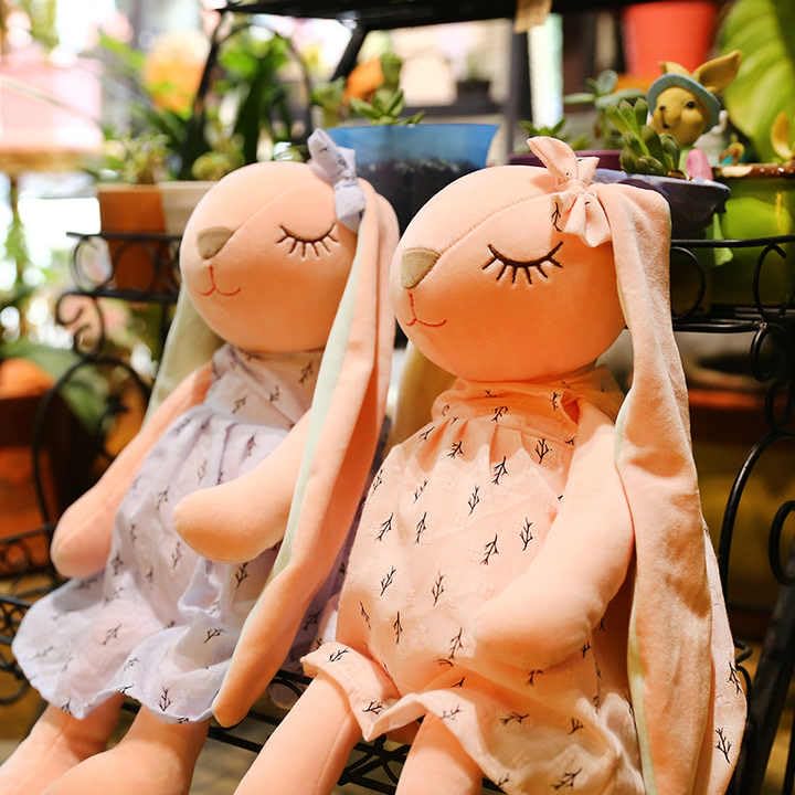 Image of Bunny Plush Baby Toys Long Ears Rabbit Doll Soft Toy for Children Sleeping Mate Stuffed Animal Pack of 1