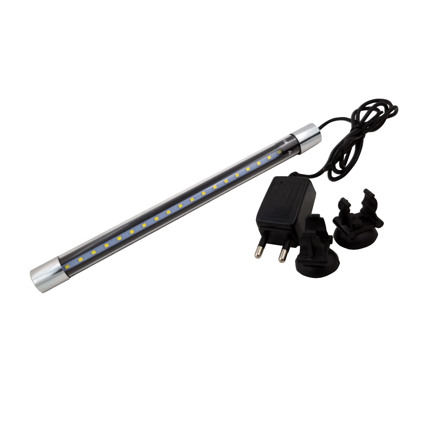 VENUS AQUA Aquarium Led Light, Fully Submersible (Waterproof) Led Lamp for Fish Tank Adjustable Led Light with 2 Suction Cup/Power: 3 Watt/AC : 220-240/50Hz (White & Blue, SR-300 LED-10.5 INCH) (B09W2JQ4JL) Amazon Price History, Amazon Price Tracker