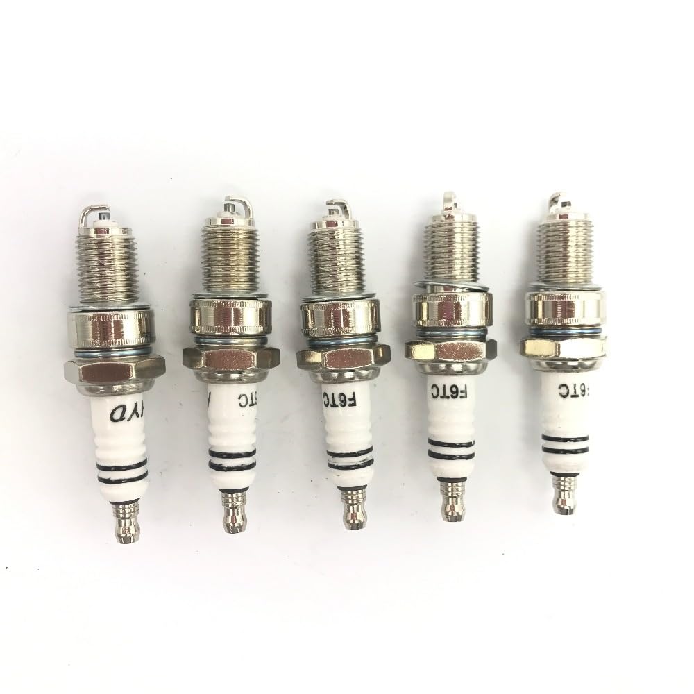 Pieza de automóvil 5 * bujía F6TC for Motocicleta ATV UTV Scooter Dirt Bike Go Kart Pieza de automóvil