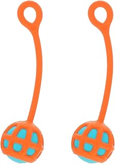 Mipcase Puppy Toys Interactive Dog Toys Dog Tug Toy 2 Dog Toy Interactive Dog Training on Rope Rubber Rope Rubber Dog Rope Toys Chewing Rope Interactive Dog Toys Puppy Chew Toys Kitten Toys