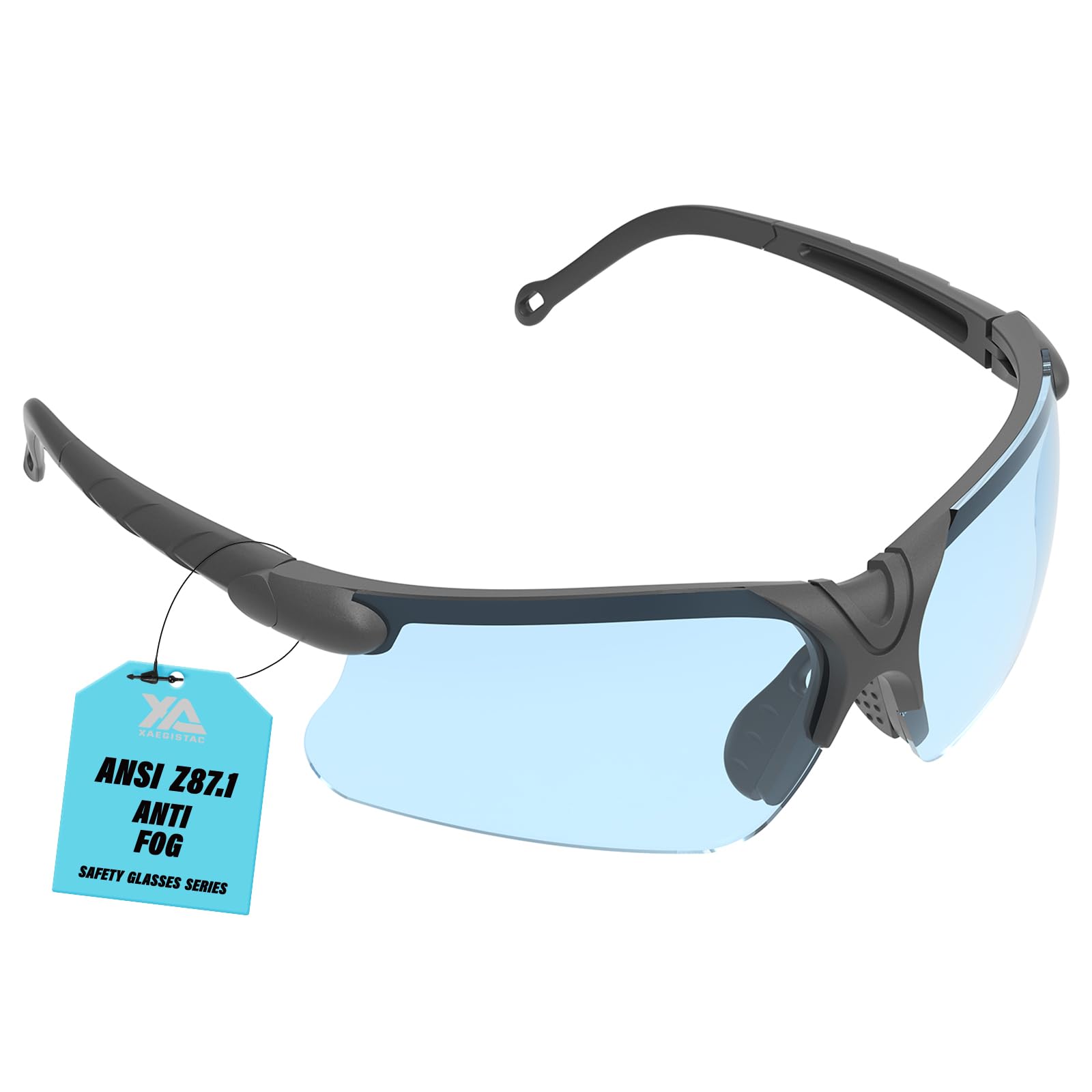 xaegistac Shooting Glasses with Case-Safety Glasses Anti Fog