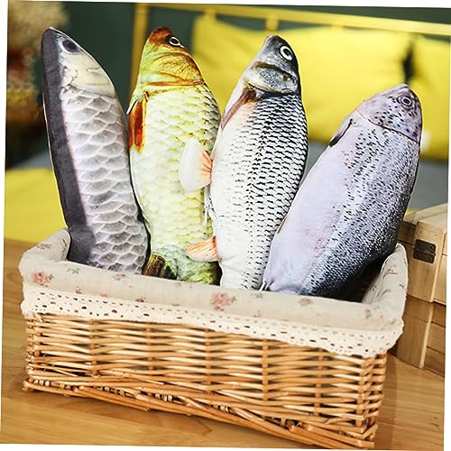 BUGUUYO 1Pc Catnip Brinquedos Para Gatos Crianças Conjuntos De Jogos Gato Abanando Peixe Fofo Animai