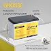 LISUATELI 12V 300Ah LiFePO4 Lithium Batterie, Bluetooth Integriertes 200A BMS, MAX. 3840Wh Leistung, 10 Jahre und 8000+Zyklen Deep Cycle Lithium Akku Perfekt für Wohnmobil, Solaranlage, Trolling Motor