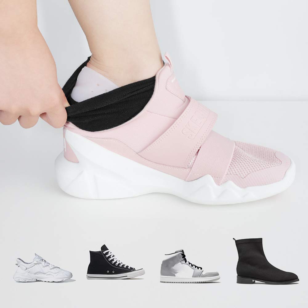 1 Pair Silicone Gel Insoles for Women, Silicone Gel Heel Cups Foot Pain Relief Pads Cushions Ball Foot Gel Pads Cushions