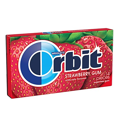 Image of Orbit Strawberry Gum 14 Pieces Pack of 12, x 33 g
