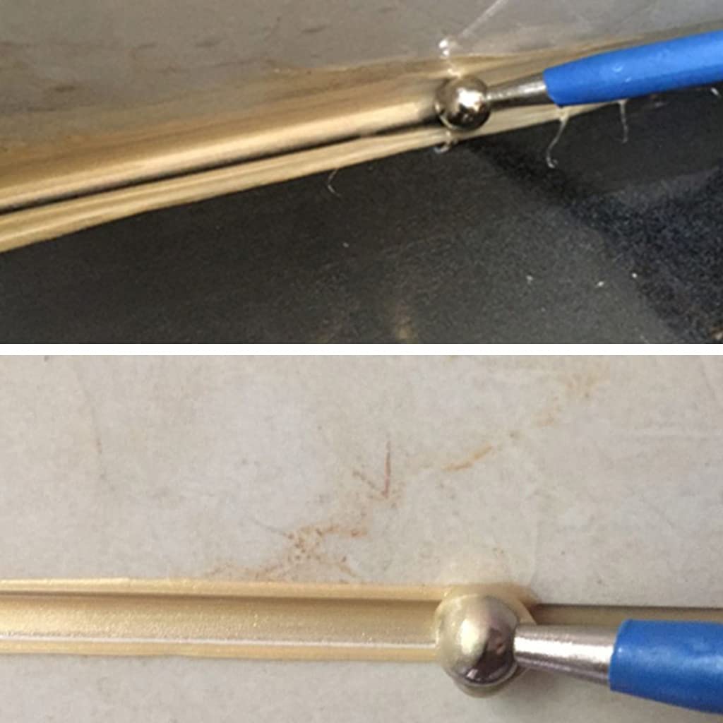 Set Di 4 Spatole Per Sigillante - Strumenti Per Piastrelle E Fughe Con Sfere In Acciaio Per Bagno E Cucina - Foto 7