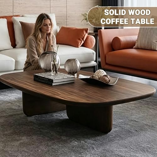 Table basse en bois massif pour optimiser et sublimer les petits salons - 4